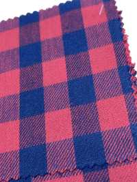 AN-9208SP Indigo Twill Check (Fuzzy)[Textile / Fabric] ARINOBE CO., LTD. Sub Photo