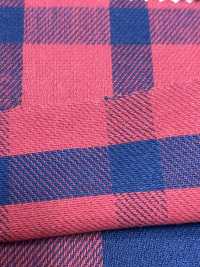 AN-9208SP Indigo Twill Check (Fuzzy)[Textile / Fabric] ARINOBE CO., LTD. Sub Photo