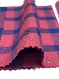 AN-9208SP Indigo Twill Check (Fuzzy)[Textile / Fabric] ARINOBE CO., LTD. Sub Photo