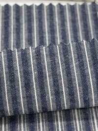 AN-9224 Indigo Work Seersucker[Textile / Fabric] ARINOBE CO., LTD. Sub Photo