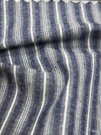 AN-9224 Indigo Work Seersucker[Textile / Fabric] ARINOBE CO., LTD. Sub Photo