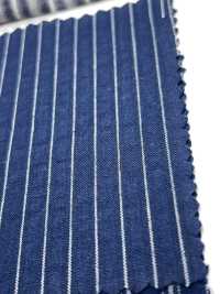 AN-9224 Indigo Work Seersucker[Textile / Fabric] ARINOBE CO., LTD. Sub Photo