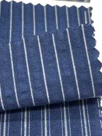 AN-9224 Indigo Work Seersucker[Textile / Fabric] ARINOBE CO., LTD. Sub Photo