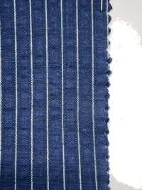 AN-9224 Indigo Work Seersucker[Textile / Fabric] ARINOBE CO., LTD. Sub Photo