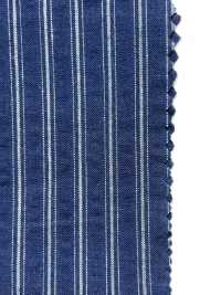 AN-9224 Indigo Work Seersucker[Textile / Fabric] ARINOBE CO., LTD. Sub Photo