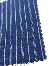 AN-9224 Indigo Work Seersucker[Textile / Fabric] ARINOBE CO., LTD. Sub Photo