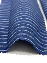 AN-9224 Indigo Work Seersucker[Textile / Fabric] ARINOBE CO., LTD. Sub Photo