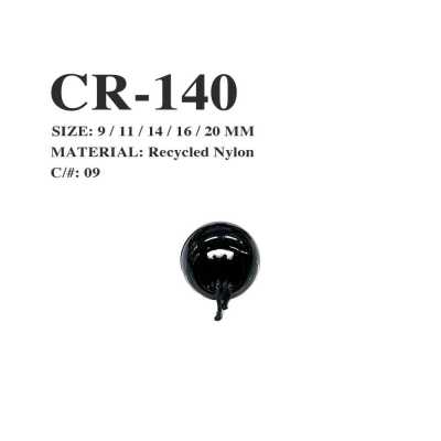 CR-140 Fishing Net Recycled Nylon Cord End, Round
