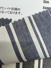 AN-9256 Indigo/sulfide Dyed Poplin[Textile / Fabric] ARINOBE CO., LTD. Sub Photo