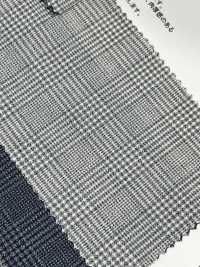 AN-9266 Indigo Twisted Heather Glen Check[Textile / Fabric] ARINOBE CO., LTD. Sub Photo