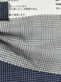 AN-9266 Indigo Twisted Heather Glen Check[Textile / Fabric] ARINOBE CO., LTD. Sub Photo