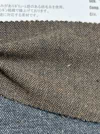 AN-9267 Cotton Wool Fuzzy Herringbone[Textile / Fabric] ARINOBE CO., LTD. Sub Photo