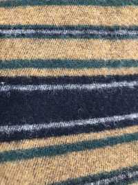 AN-9273 Cotton Wool Twill Horizontal Stripes[Textile / Fabric] ARINOBE CO., LTD. Sub Photo