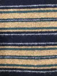 AN-9273 Cotton Wool Twill Horizontal Stripes[Textile / Fabric] ARINOBE CO., LTD. Sub Photo