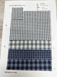 AN-9201 Indigo Heather Gingham Check[Textile / Fabric] ARINOBE CO., LTD. Sub Photo