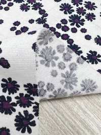 55051-2 60/2 Gas-fired Mercerized Cotton Jersey Floral Pattern[Textile / Fabric] SAKURA COMPANY Sub Photo