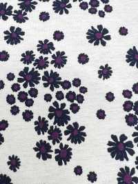 55051-2 60/2 Gas-fired Mercerized Cotton Jersey Floral Pattern[Textile / Fabric] SAKURA COMPANY Sub Photo