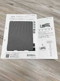 43453 LANATEC(R) LEI Polyester Houndstooth Check[Textile / Fabric] SUNWELL Sub Photo