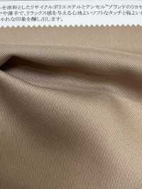 11493 (Li) Polyester/Tencel (TM) Lyocell Fiber Twill Air Tunbler[Textile / Fabric] SUNWELL Sub Photo