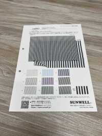 14093 Yarn-dyed 60 Thread Lawn Stripe[Textile / Fabric] SUNWELL Sub Photo