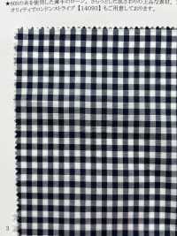 14094 Yarn-dyed 60 Thread Row Lawn(Small Lattice)[Textile / Fabric] SUNWELL Sub Photo