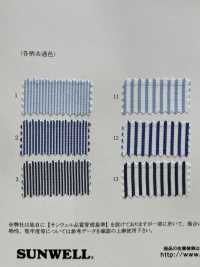 14157 Yarn-dyed Polyester/cotton Broadcloth Stripe[Textile / Fabric] SUNWELL Sub Photo