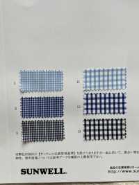 14227 Yarn-dyed Polyester/cotton Gingham Check[Textile / Fabric] SUNWELL Sub Photo