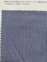 14268 Yarn-dyed 100/2×80 Thread Gingham Check[Textile / Fabric] SUNWELL Sub Photo