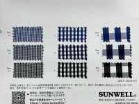 14268 Yarn-dyed 100/2×80 Thread Gingham Check[Textile / Fabric] SUNWELL Sub Photo