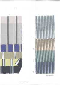 14276 Yarn-dyed 100/2 Cotton Broadcloth Stripe[Textile / Fabric] SUNWELL Sub Photo