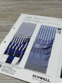 14276 Yarn-dyed 100/2 Cotton Broadcloth Stripe[Textile / Fabric] SUNWELL Sub Photo