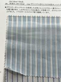 14344 Organic Cotton/polyester Lawn Stripe[Textile / Fabric] SUNWELL Sub Photo