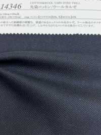 14346 Yarn-dyed Cotton/wool Kalze[Textile / Fabric] SUNWELL Sub Photo