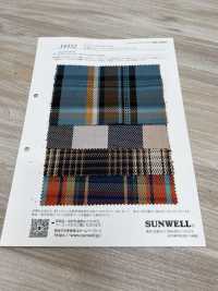 14352 Yarn-dyed Cotton Heavy Twill Multi-check[Textile / Fabric] SUNWELL Sub Photo