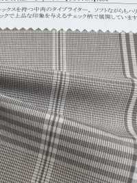 14356 Yarn-dyed 50 Single Thread Cotton Typewritter Cloth Check[Textile / Fabric] SUNWELL Sub Photo
