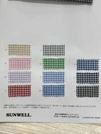 15260 Yarn-dyed 50 Thread Broadcloth Gingham (Small Lattice)[Textile / Fabric] SUNWELL Sub Photo