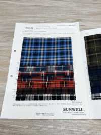 16241 Yarn Dyed 30 Thread Viyella Check Fuzzy Crystal[Textile / Fabric] SUNWELL Sub Photo