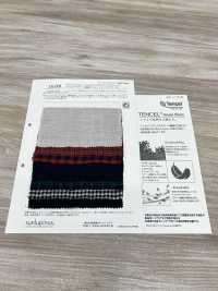 16599 Tencel (TM) Modal Fiber/Cotton Shirring Tartan[Textile / Fabric] SUNWELL Sub Photo