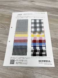 25050 Yarn-dyed 30 Thread Gingham Washer Processing[Textile / Fabric] SUNWELL Sub Photo
