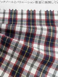 25054 Yarn-dyed 40 Single Thread Typewritter Cloth Check[Textile / Fabric] SUNWELL Sub Photo