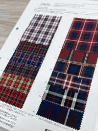 25054 Yarn-dyed 40 Single Thread Typewritter Cloth Check[Textile / Fabric] SUNWELL Sub Photo