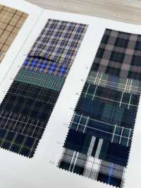 25054 Yarn-dyed 40 Single Thread Typewritter Cloth Check[Textile / Fabric] SUNWELL Sub Photo