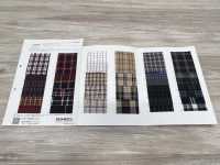25054 Yarn-dyed 40 Single Thread Typewritter Cloth Check[Textile / Fabric] SUNWELL Sub Photo