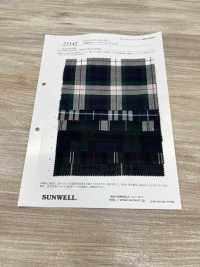 25142 Yarn-dyed 60 Thread Lawn Tartan Check[Textile / Fabric] SUNWELL Sub Photo