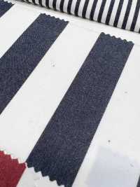 25144 Yarn-dyed 60/2 Typewritter Cloth Stripe[Textile / Fabric] SUNWELL Sub Photo