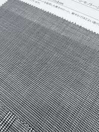 25374 Yarn-dyed Compact 80 Thread Lawn Monotone Check[Textile / Fabric] SUNWELL Sub Photo