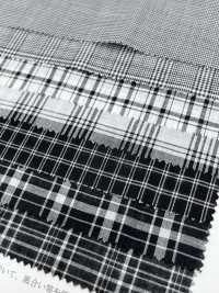 25374 Yarn-dyed Compact 80 Thread Lawn Monotone Check[Textile / Fabric] SUNWELL Sub Photo