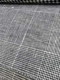 25415 Yarn-dyed 16 Single Yarn Thread/linen Plain Weave Check[Textile / Fabric] SUNWELL Sub Photo