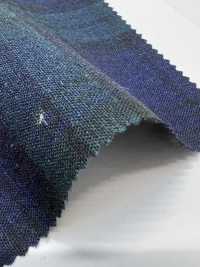 25416 Yarn-dyed 16 Single Yarn Thread/linen Plain Weave Check[Textile / Fabric] SUNWELL Sub Photo