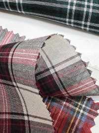 25441 Yarn-dyed Compact 80 Thread Lawn Check[Textile / Fabric] SUNWELL Sub Photo